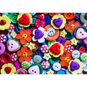 Formás gombok színesben