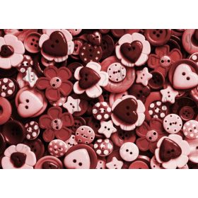 Formás gombok mályva színekkel