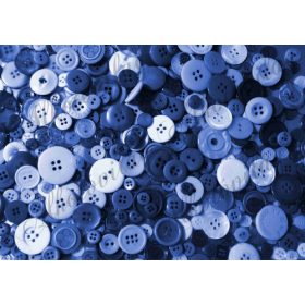 Kerek gombok kék színekkel