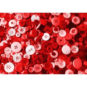 Kerek gombok piros színekkel