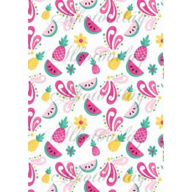 Flamingós csomag: dinnye-ananász- virág