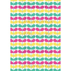 Flamingós csomag: színes leveles ágak