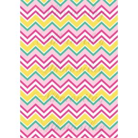 Flamingós csomag: vidám színű chevron csíkok