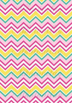 Flamingós csomag: vidám színű chevron csíkok