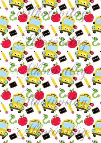 Iskolakezdés csomag: sárga busz