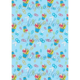 Iskolakezdés csomag majmokkal: olló-milton-ceruzatartó