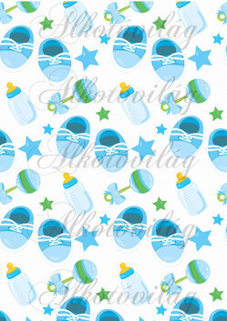 Kisfiús csomag: cipő-cumisüveg-csörgő