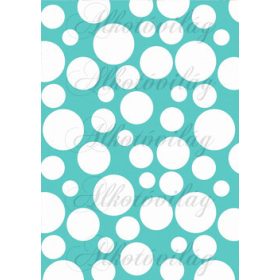 Tavaszi baglyos csomag: buborékok kék alapon