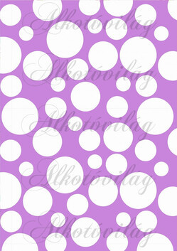 Tavaszi baglyos csomag: buborékok lila alapon