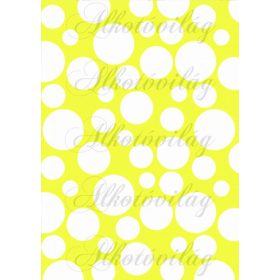 Tavaszi baglyos csomag: buborékok sárga alapon