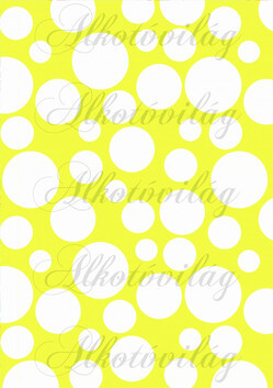 Tavaszi baglyos csomag: buborékok sárga alapon