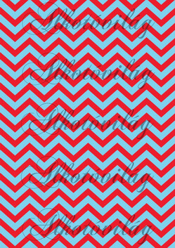 Tengerészes csomag: chevron csíkos - kék,piros