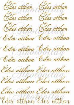 Édes Otthon 10 x 3 cm