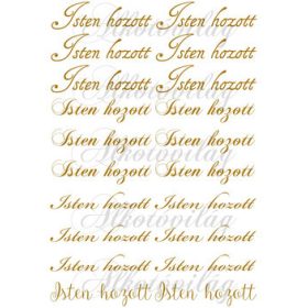 Isten hozott 10 x 3 cm
