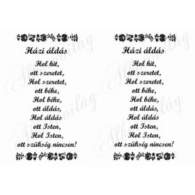 Házi ádás fekete kalocsai mintával