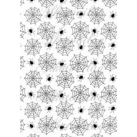Pókhálós fehér alappal