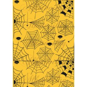 Pókhálós sárga alappal