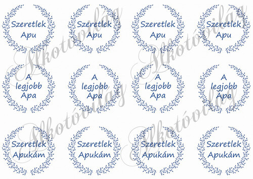 Apák napi koszorúk kicsiben