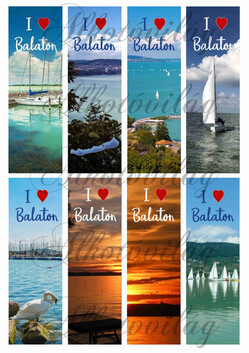 Balatonos könyvjelzők