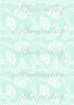 Csipkés minták- világoszöld