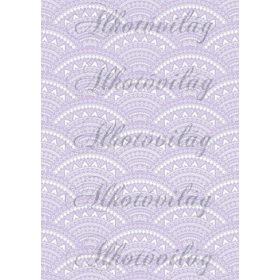 Csipkés minták íves mintával- lila