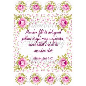 Minden féltett dolognál - rózsás blokk