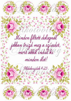 Minden féltett dolognál - rózsás blokk