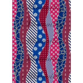 Tengerészes összevarrva