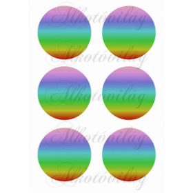 Szivárványos körök