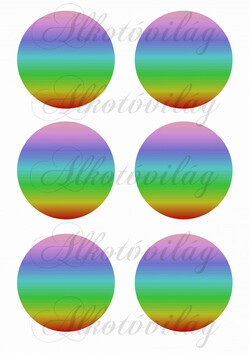 Szivárványos körök