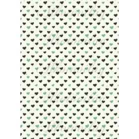Kopottas apró szívek zölddel