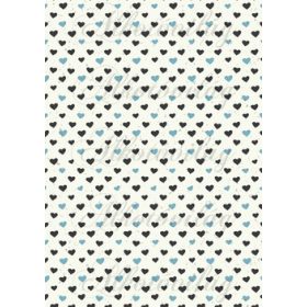 Kopottas apró szívek - kékes