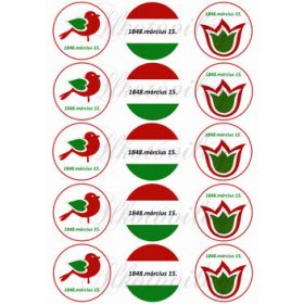 Kokárdák kör alapon