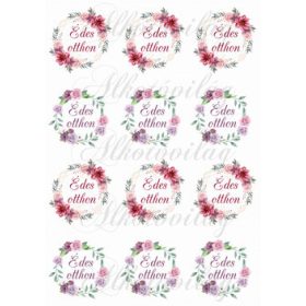 Édes otthon virágos keretekben KICSIBEN