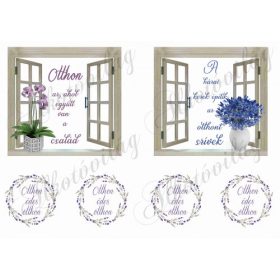 Ablakok otthon idézetekkel