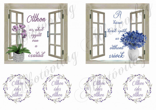 Ablakok otthon idézetekkel