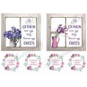   Az otthon nem egy hely... ablakban+ Otthon édes otthon kicsi körökben