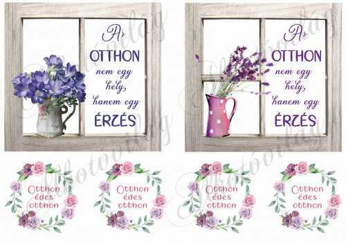 Az otthon nem egy hely... ablakban+ Otthon édes otthon kicsi körökben