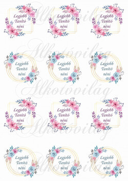 Legjobb Tanító néni kétféle koszorúban KICSIBEN