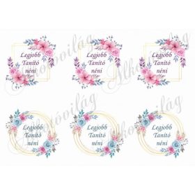 Legjobb Tanító néni kétféle koszorúban