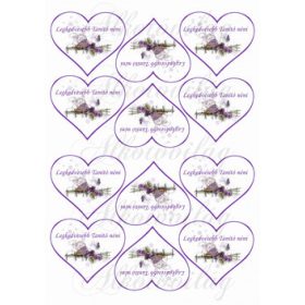 Legkedvesebb Tanító néni levendulás szívekben KICSIBEN