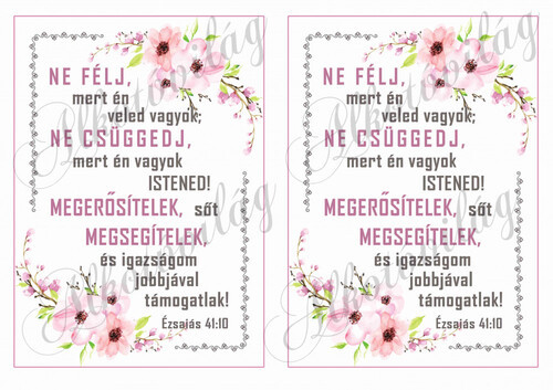 Ne félj, mert én veled vagyok 2db