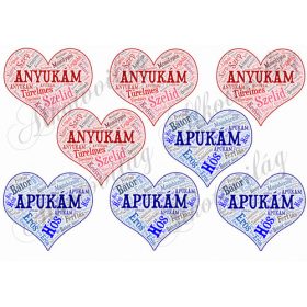 szívek szavakkal ANYUKÁM-APUKÁM