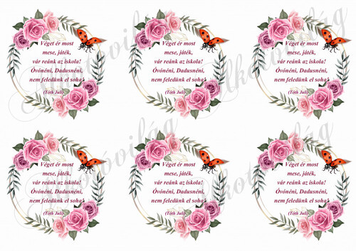 Véget ér most mese, játék rózsás körökben KATICÁVAL