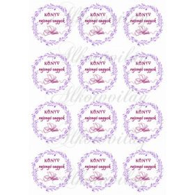 KÖNYV rajongó vagyok - LILA KOSZORÚBAN KICSIBEN