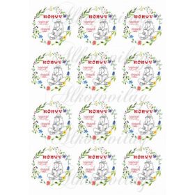   KÖNYV rajongó vagyok - TAVASZI VIRÁGOS KOSZORÚBAN- KICSIBEN