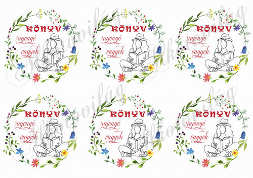 KÖNYV rajongó vagyok - TAVASZI VIRÁGOS KOSZORÚBAN