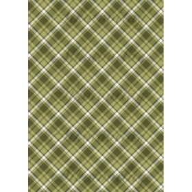 Négyzethálós-kockás minta sárgászöld színekben