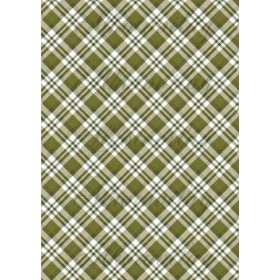 Négyzethálós-kockás minta zöldes színekben