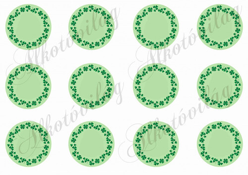 Lóhere keret kör alapon